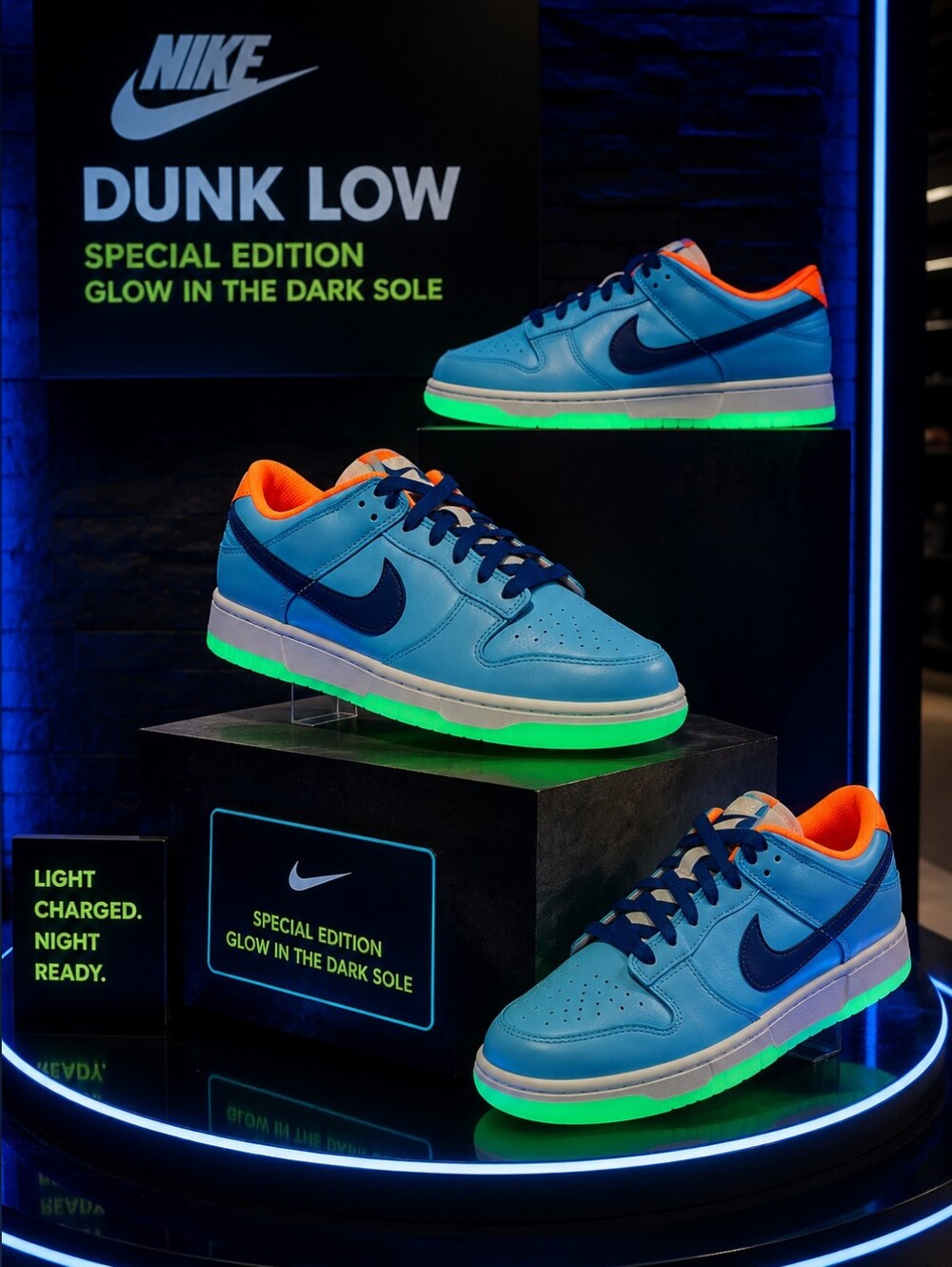 Nike Dunk Low Special Edition with Glow In The Dark Sole